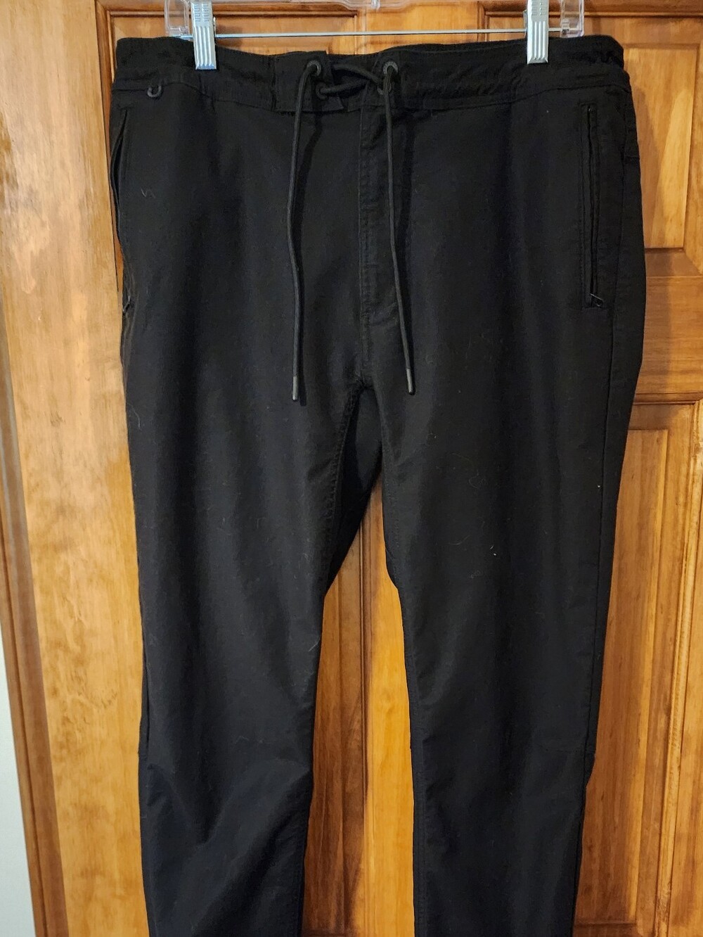 Roark Black Drawstring Jogger Pants